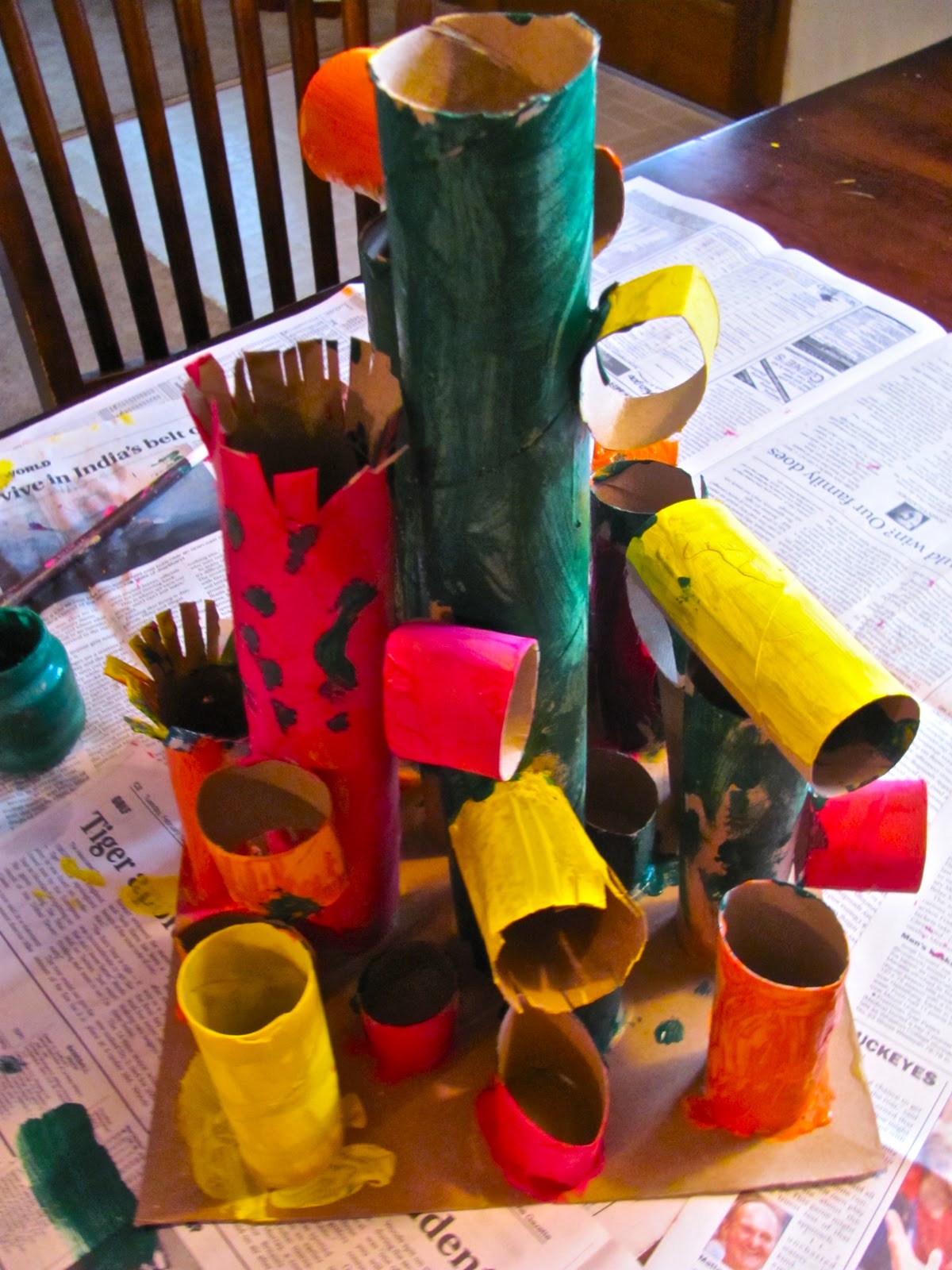 Recycled Art: Cup Holder Sculpture Kids Activities Blog