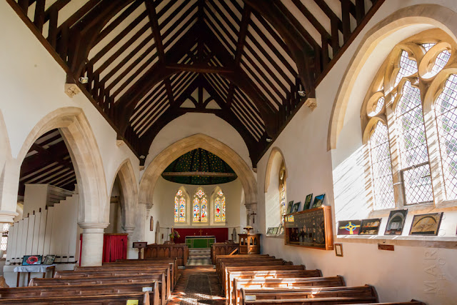 St Peter's in Filkins Oxfordshire church interior by Martyn Ferry Photography