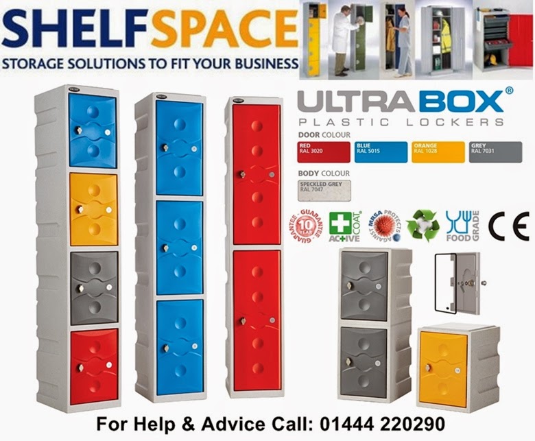 Ultra Box Plastic Lockers For Wet Areas, Changing Rooms, School Lockers Both Inside and Out