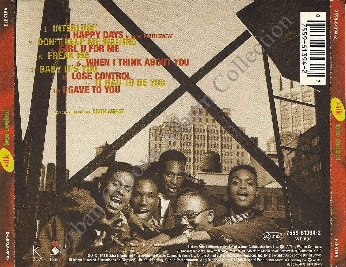 Silk - Lose Control (1992) R&B Group | Urban Groove Album Collection