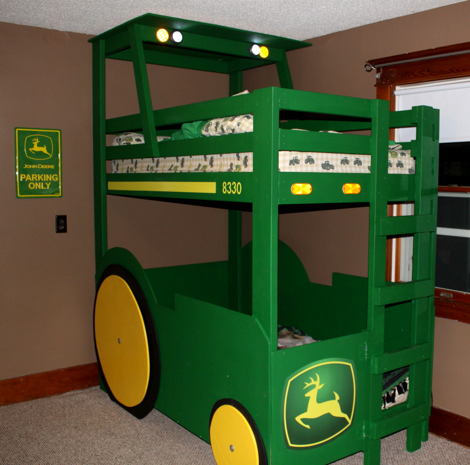 Oopsie Daisy Natural Baby John Deere Bunk Bed!