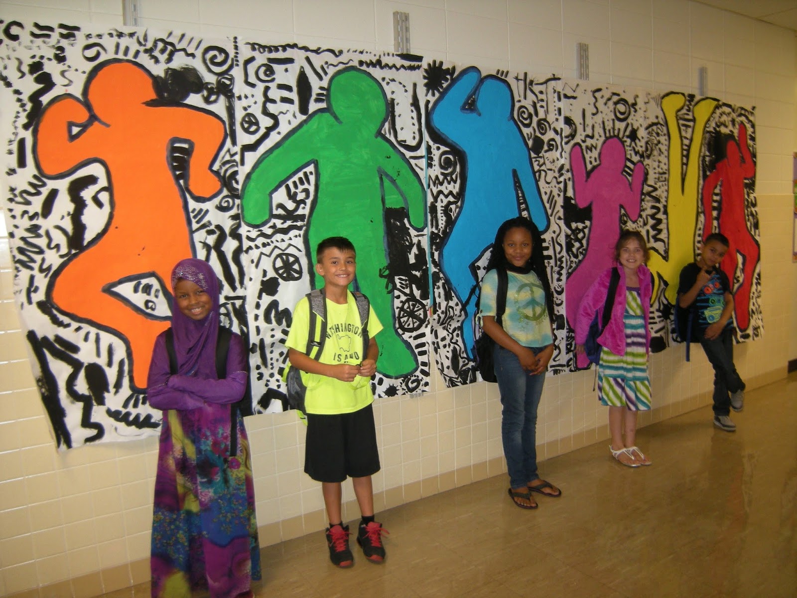 Artolazzi First day of art! 201516 school year. Keith Haring