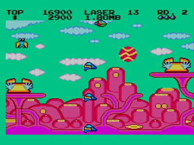 The second level of Fantasy Zone