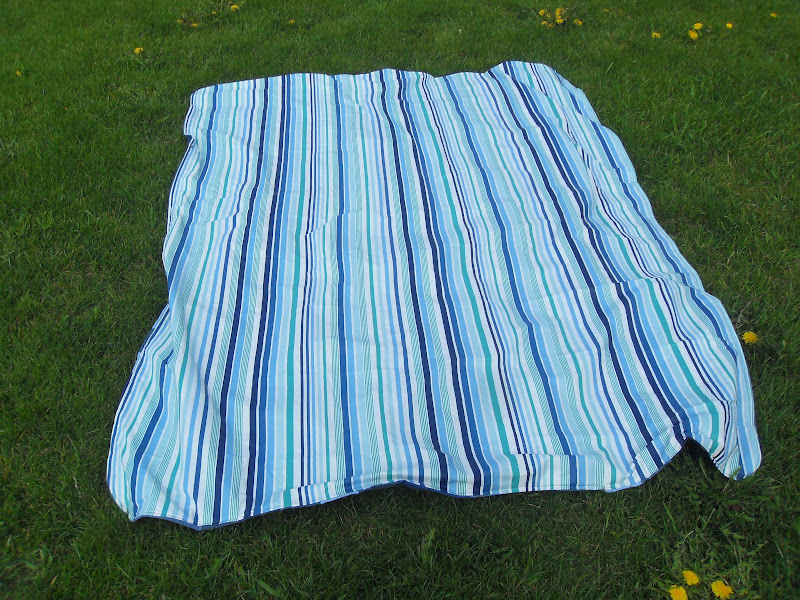 Simple Joy Crafting Denim and Vinyl Picnic Blanket