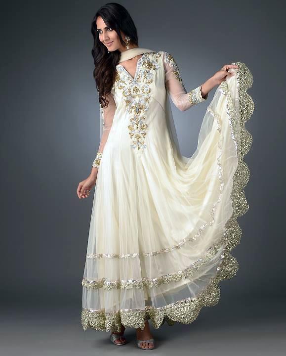 latest indian wedding dresses 2012