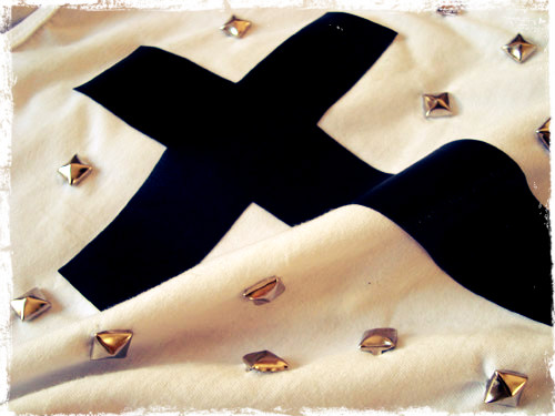 Como Fazer DIY camiseta de cruz ou crucifixo