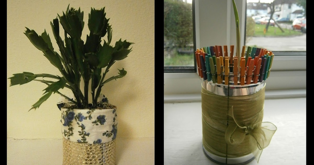 Make It Yourself Tin Can Flower Pots