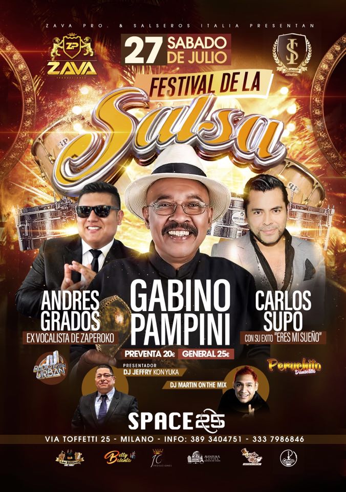 FESTIVAL DE LA SALSA - GABINO PAMPINI - ANDRES GRADOS - CARLOS SUPO