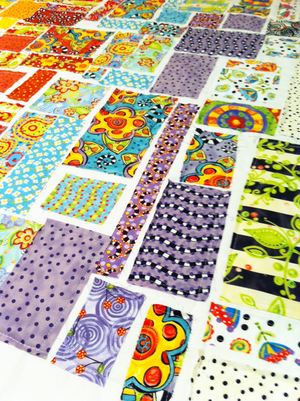 Jennifer Jangles Blog Ticker Tape Quilt