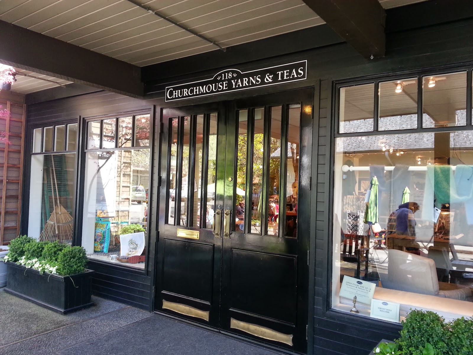 Lilly My Cat Churchmouse Yarns & Teas in Bainbridge Island