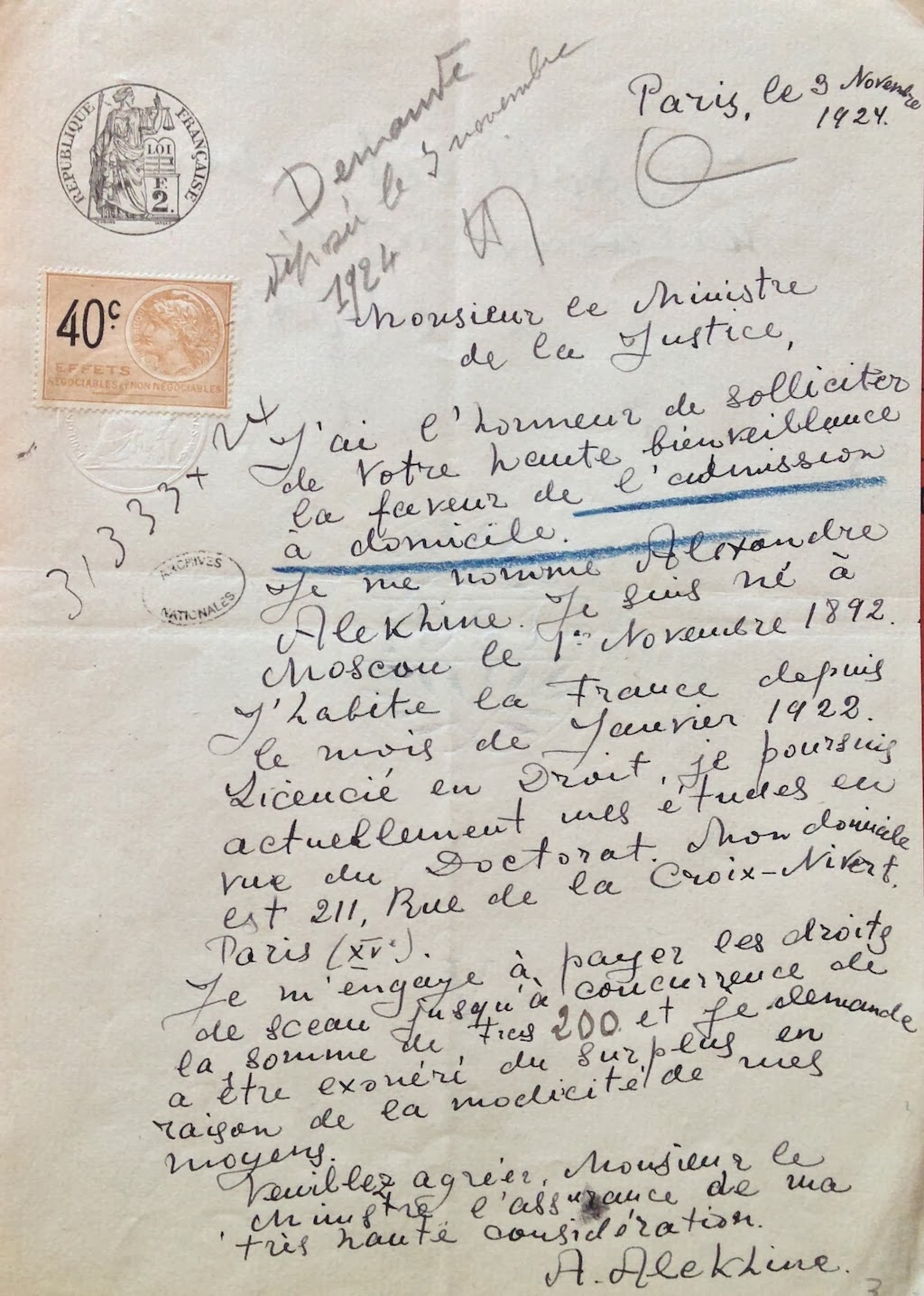 Chess autograph Capablanca - Alekhine 1927 Buenos Aires - Listing