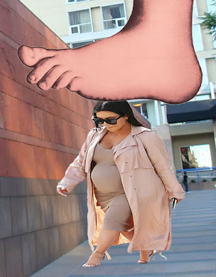 Kim Kardashian beige fat funny