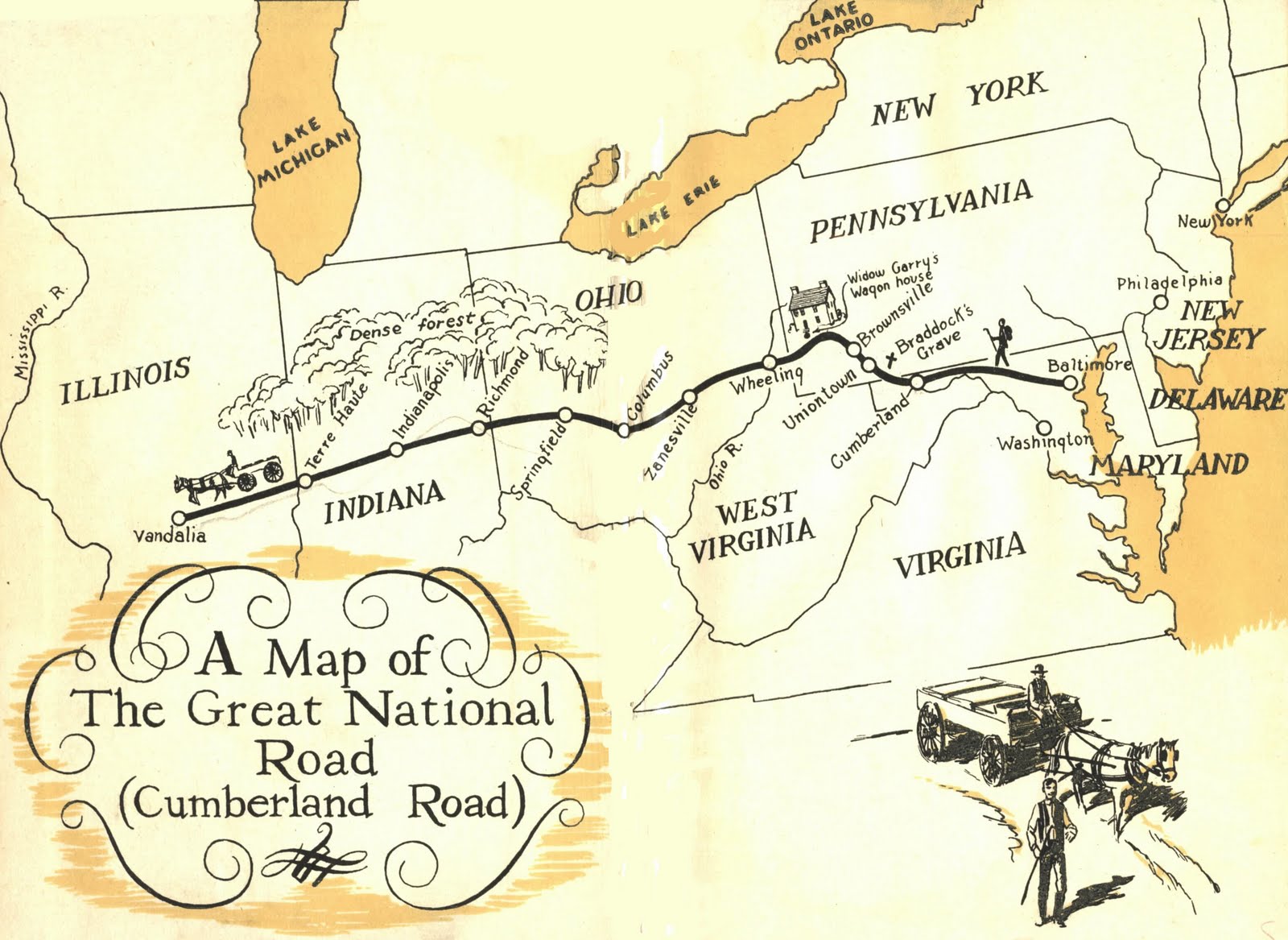 GIS Research and Map Collection Ball State University National Road
