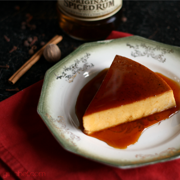 Spiced Pumpkin Rum Flan CaptainsTable All Roads Lead to the Kitchen