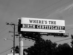 Birther sign