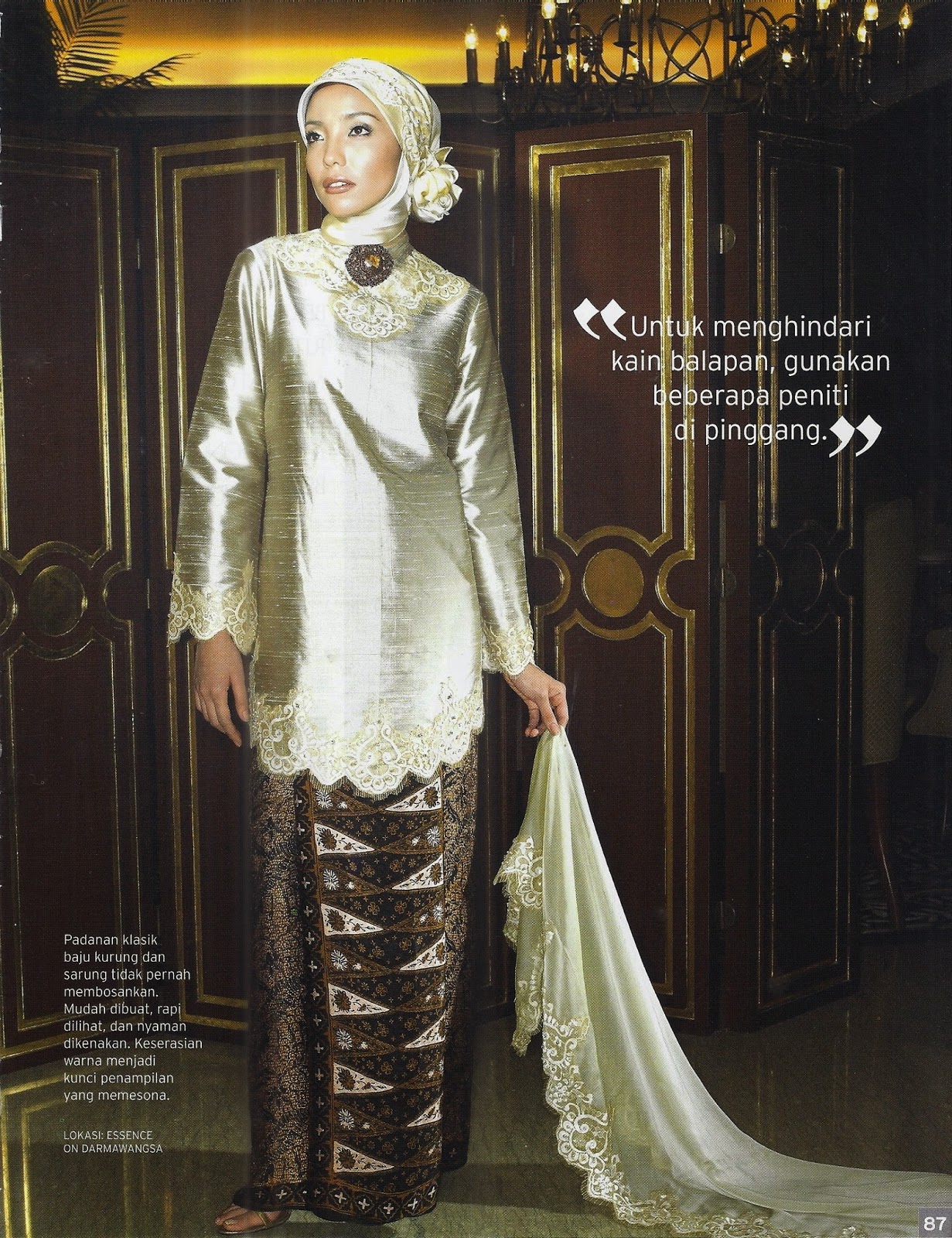 CaraCara Memakai Kain, dengan Mengutamakan Keserasian