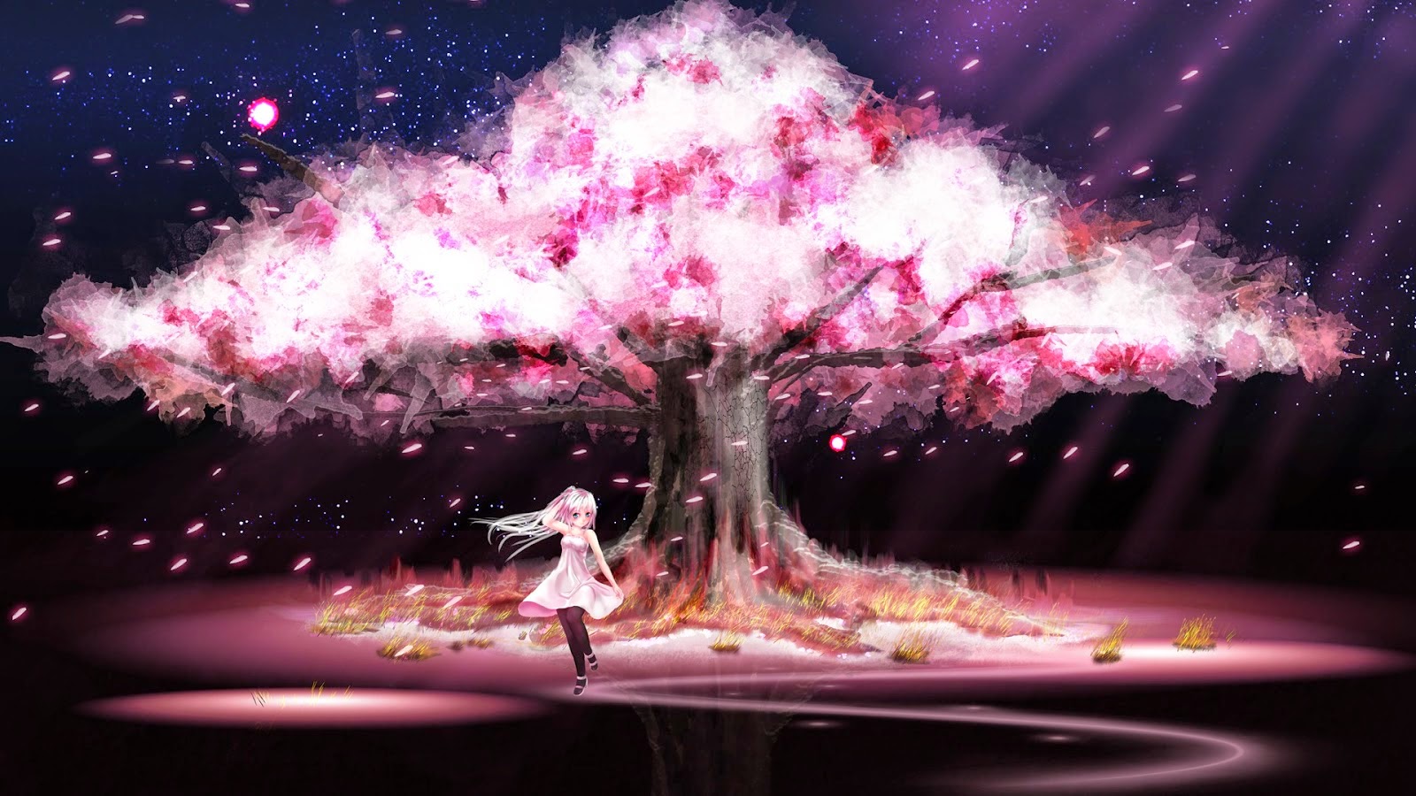 Resultado de imagem para árvore de sakura gif