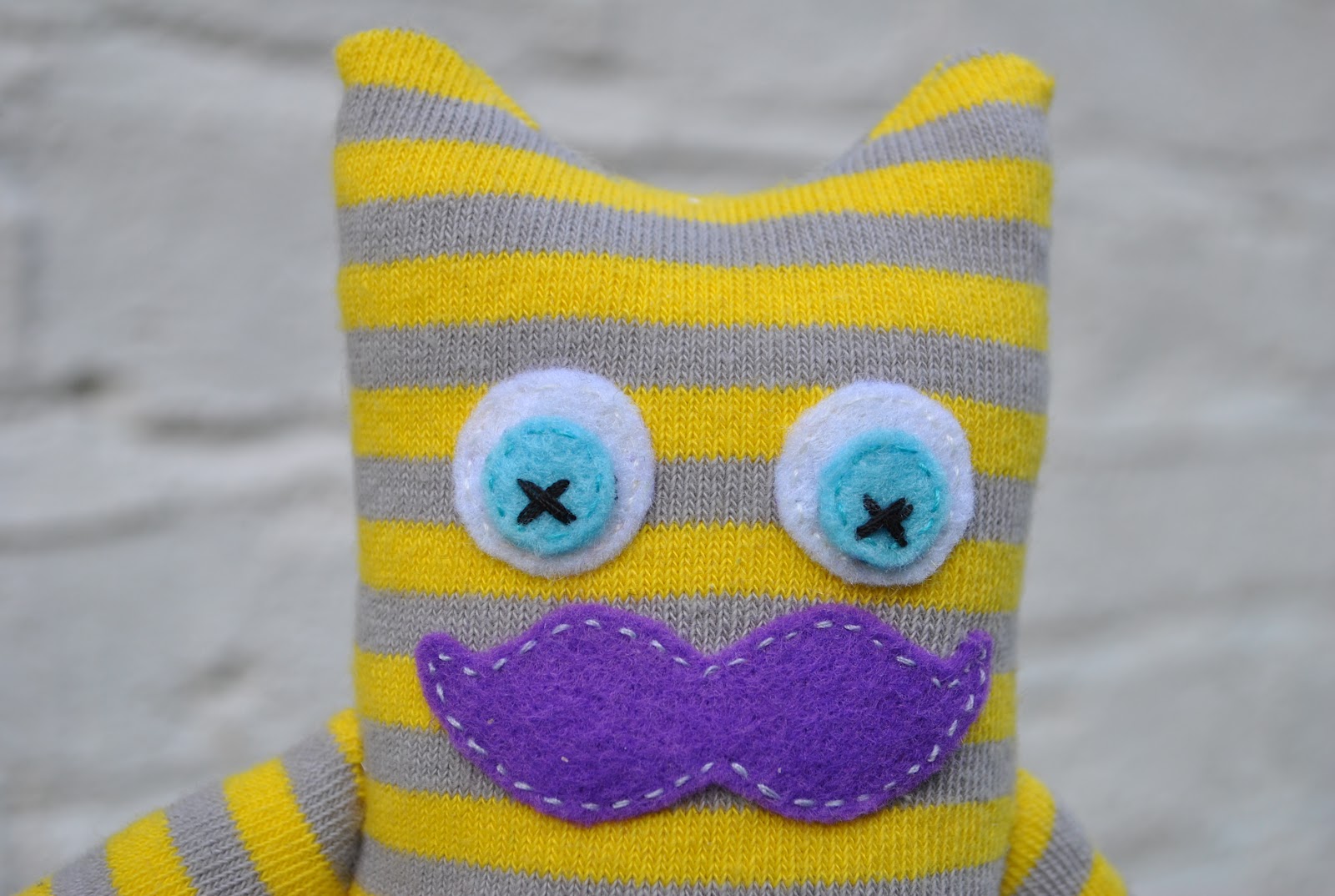 Knicker Elastic Fantastic Diy project Mr Munch the Sock Monster