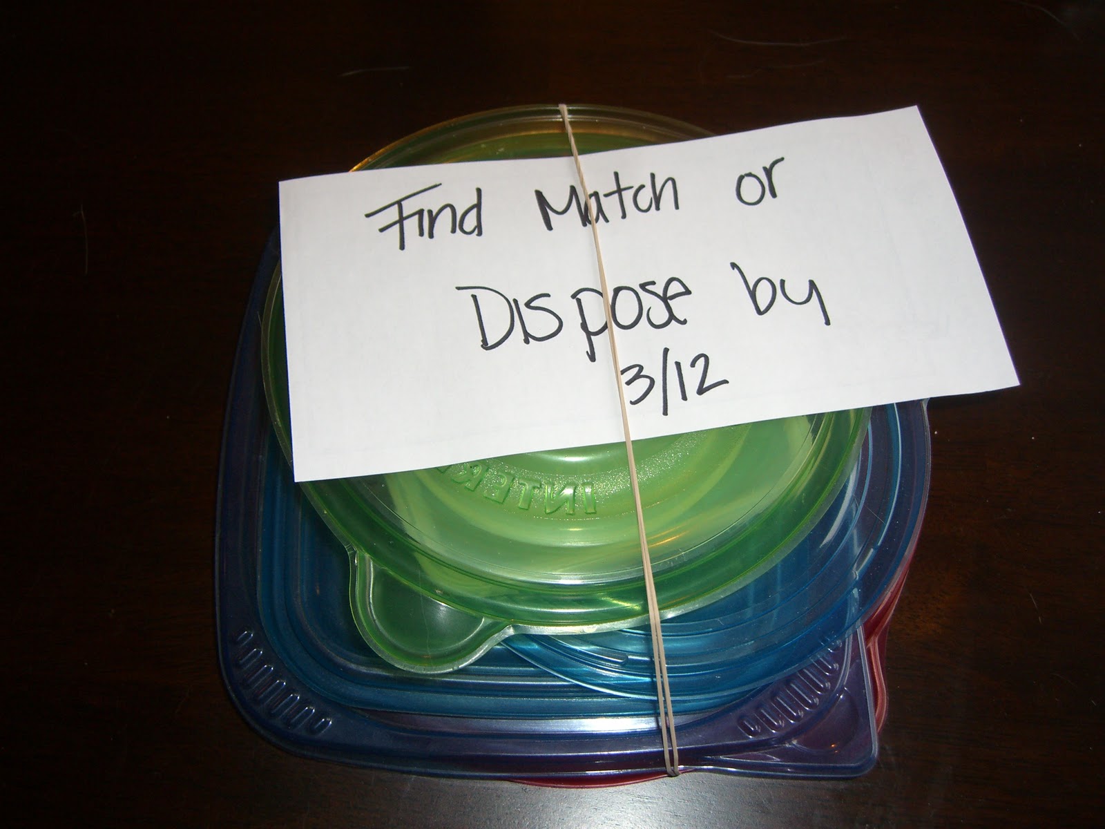 Cleaning up the tupperware Simply {Darr}ling