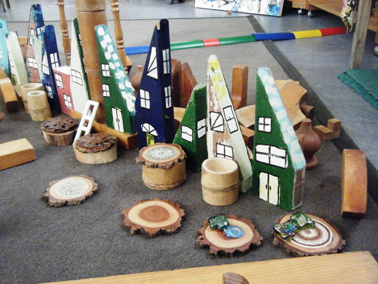 let the children play revisiting our wooden block houses