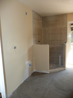master bathroom during renovation
