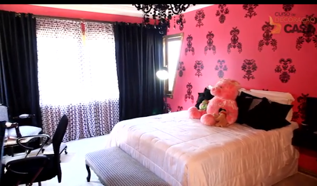 Dormitorio Teens (Quarto da Menina) Inspirado en Miley Cyrus