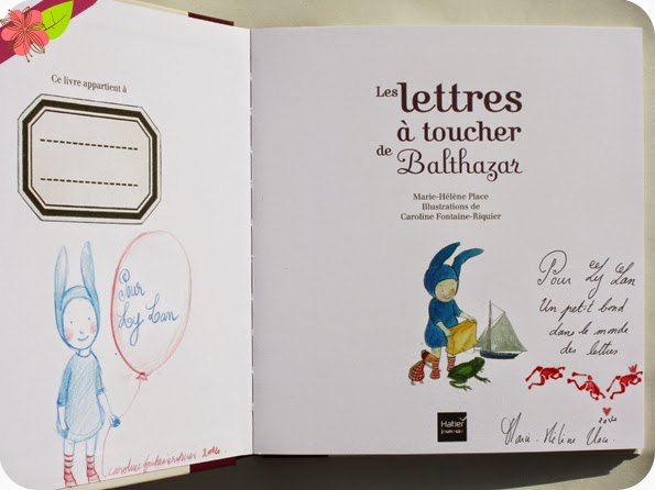 "Les lettres à toucher de Balthazar" de Marie-Hélène Place et Caroline Fontaine-Riquier - Hatier Jeunesse