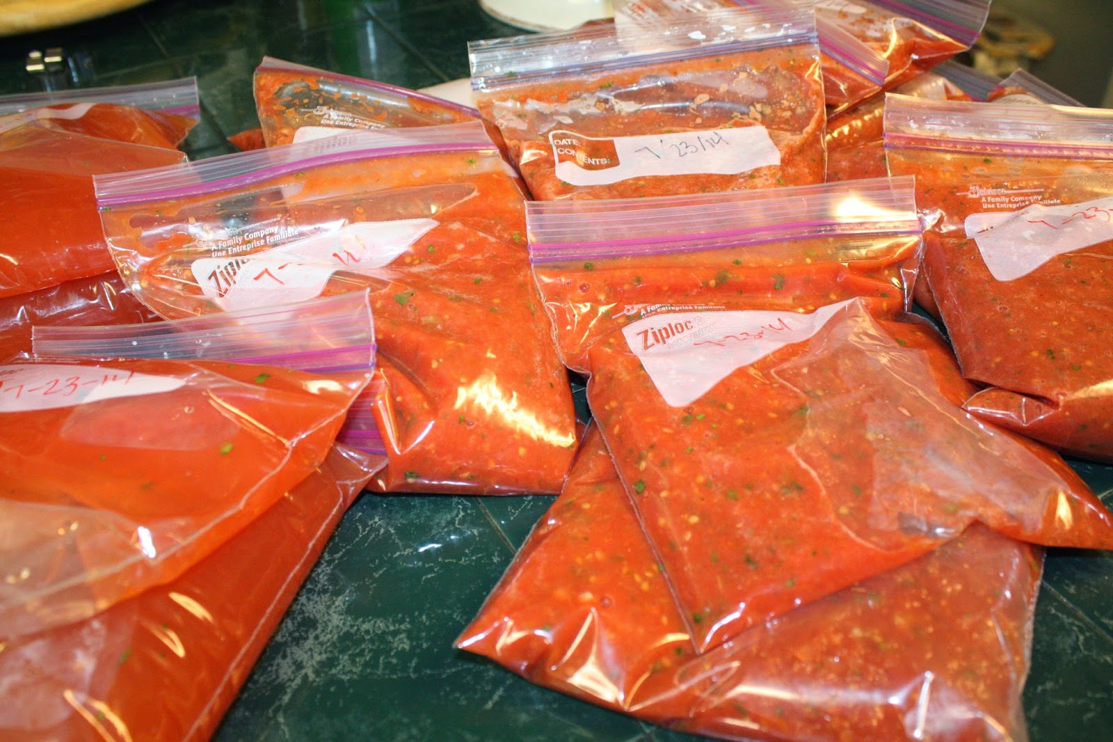 The Ranch Kitchen Hot Sauce or Salsa from Garden Tomatoes