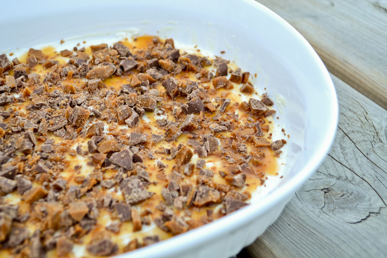 Skor Bar Caramel Apple Spread She Bakes Here