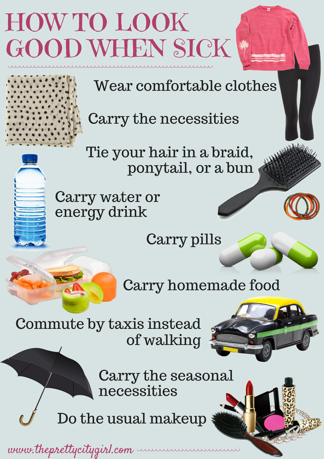 How to Look Good when Sick The Pretty City Girl Indian Travel