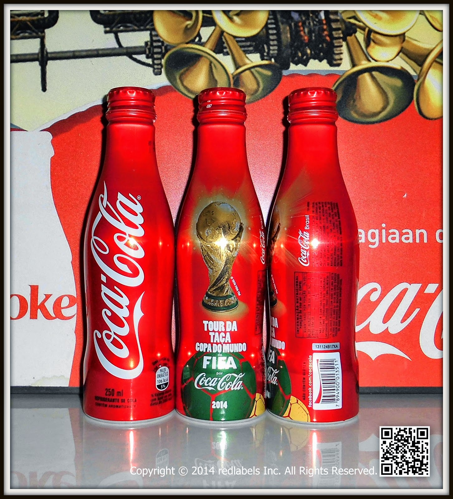 Coca Cola Softgetränk Glas Fifa World Cup Brasil 2014 Sammleredition Spanien
