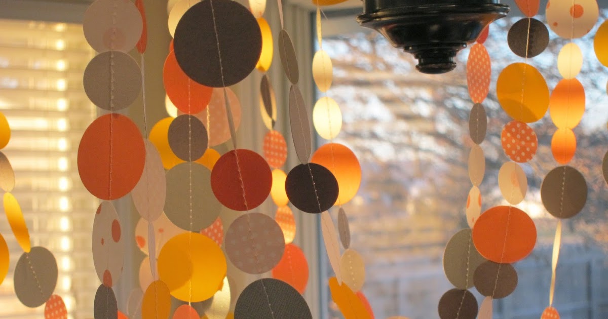 Juneberry Lane Tutorial Tuesday Paper Circle Garland