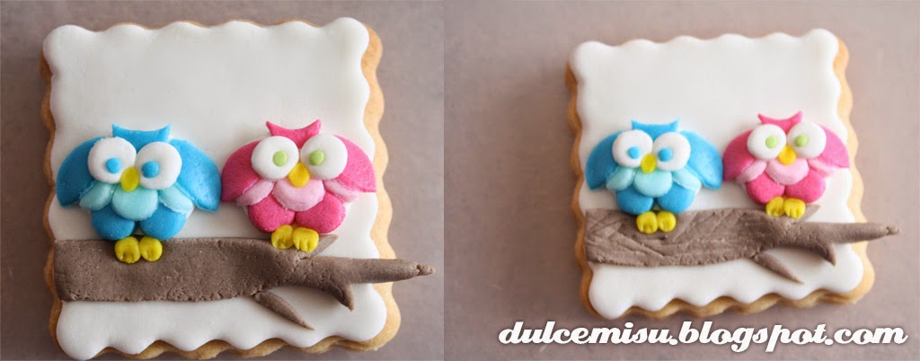 Galleta, búho, fondant, dulcemisu, reposteria creativa