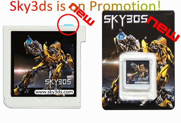 Great Promotion for Buying 2 Sky3ds