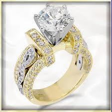 gold diamond engagement rings