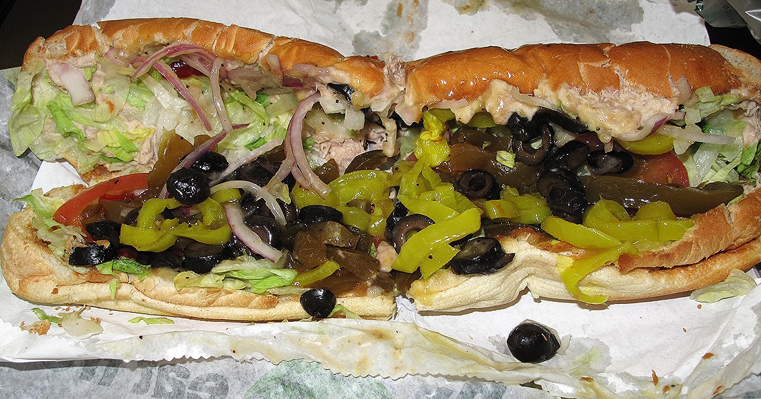 The Shit I Eat Jalapeno Tuna Footlong Sandwich from Subway