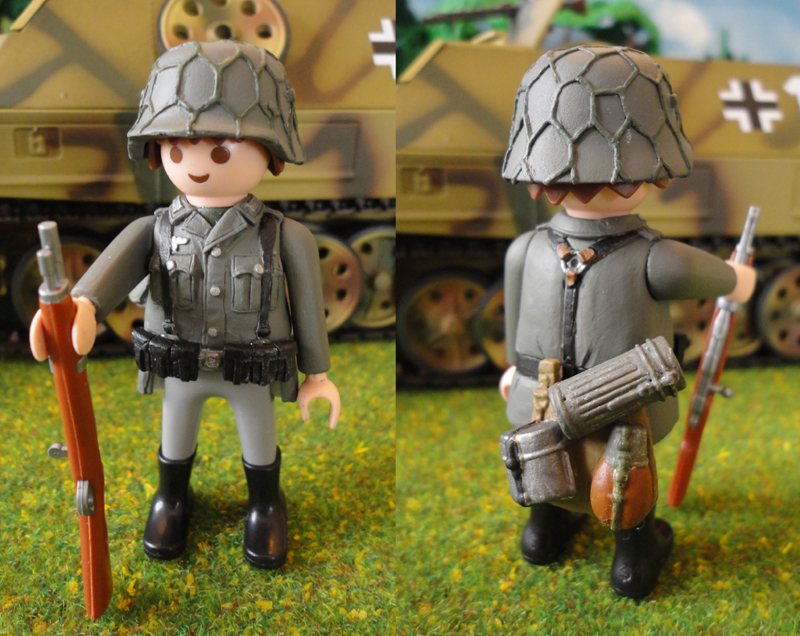 WW2 Playmobil Soldat+allemand+2