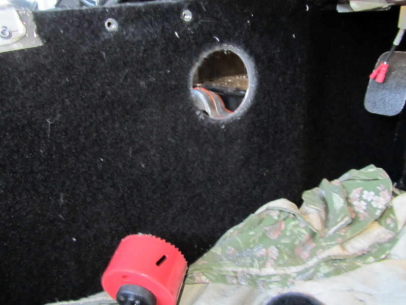 Richard's GBS Zero Mice... (footwell heater air ducts)