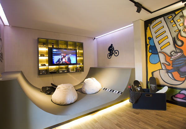 Dormitorio skateboarding para jovencitos amantes del skate y el ...