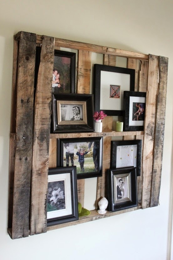 Las tarimas tambien son perfectas para organizar o colgar cosas, si Tarimas De Madera Decoradas ~ Las tarimas tambien son perfectas para organizar o colgar cosas, si