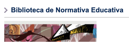 NORMATIVA EDUCATIVA