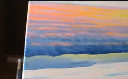Paint A Tropical Sunset Painting 1 lesson