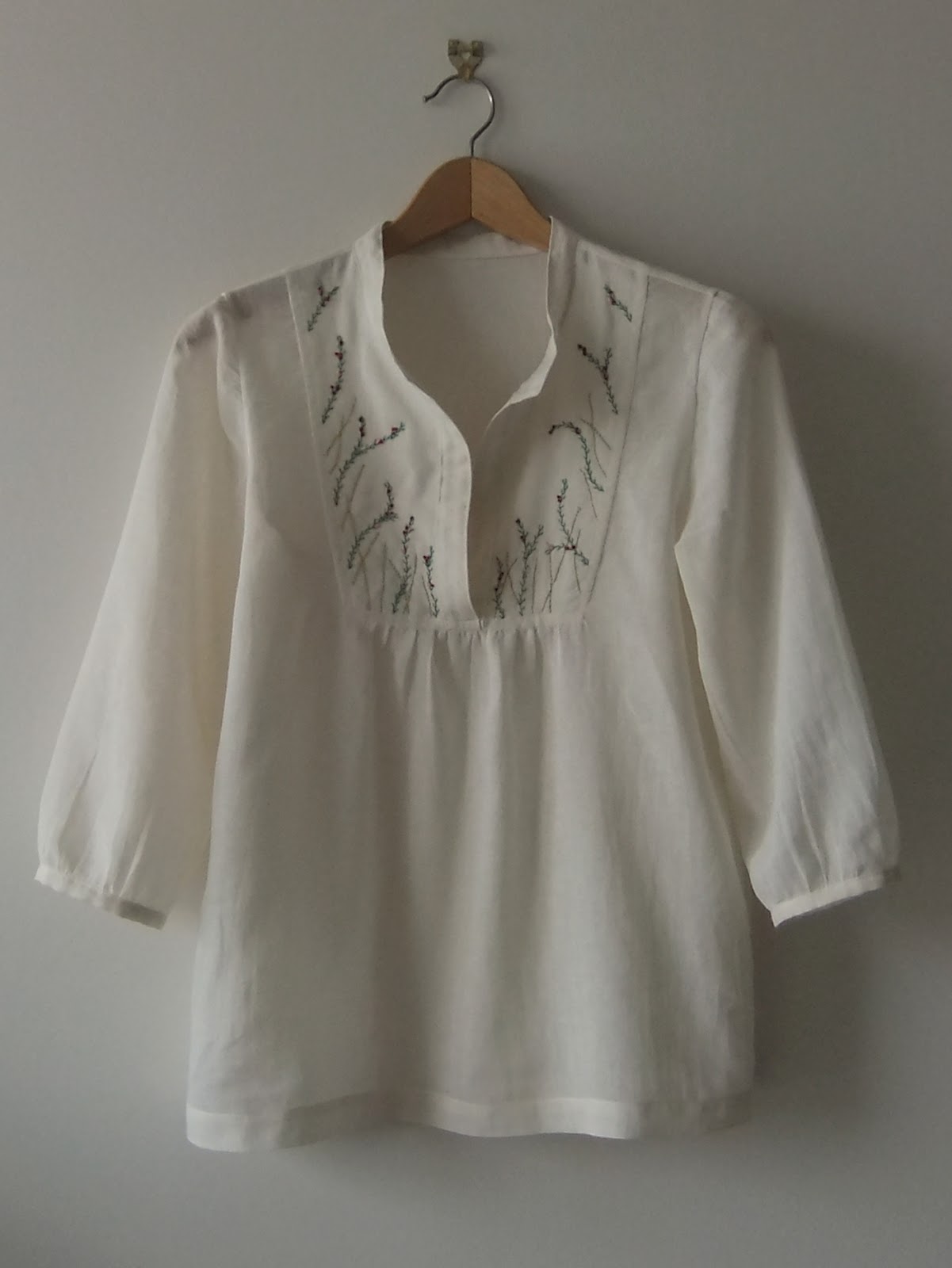 Toft's Nummulite Tova, embroidered