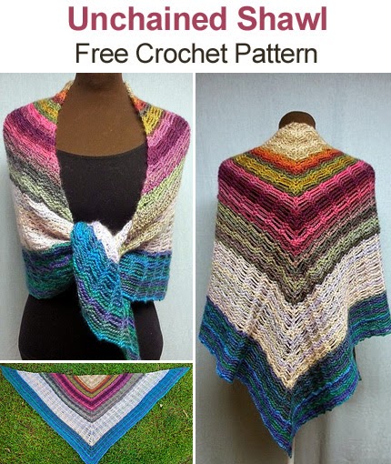 Unchained Shawl - Free Crochet Pattern