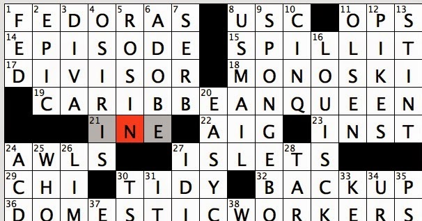 Rex Parker Does the NYT Crossword Puzzle: Greater Antilles native once