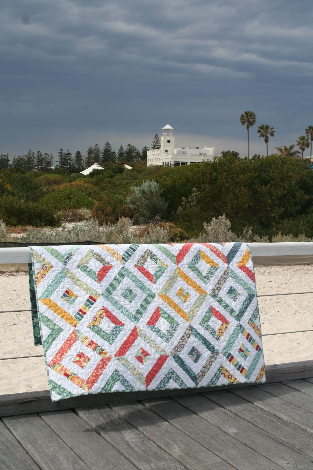 England Street Quilts Summer in the Park Free Jelly Roll Pattern