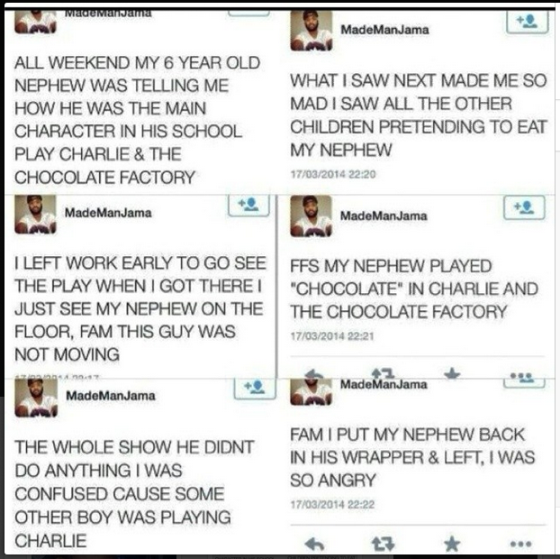 Versatile Scoop Hilarious Charlie and the Chocolate Factory Joke!