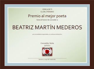 PREMIO AL MEJOR POETA