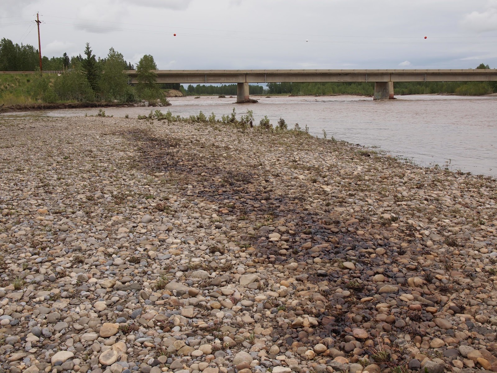 Alberta West Photos Red Deer River oil spill, June 8