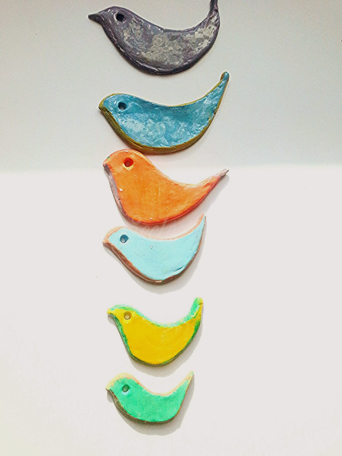 Claybyte Air dry clay Birds and Butterfly